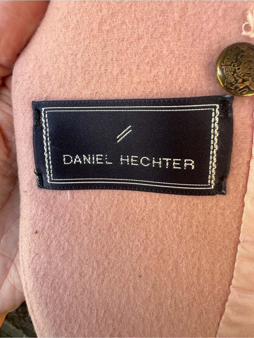 Pink Wool Blazer Jacket - Picture 4 of 5